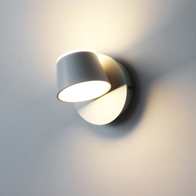 BrightGlow Rotatable LED Wall Lamp – Adjustable Modern Wall Sconce for Bedside Reading, Hallway & Study, Warm or Cool White