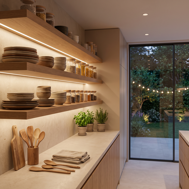 Kitchen and storage