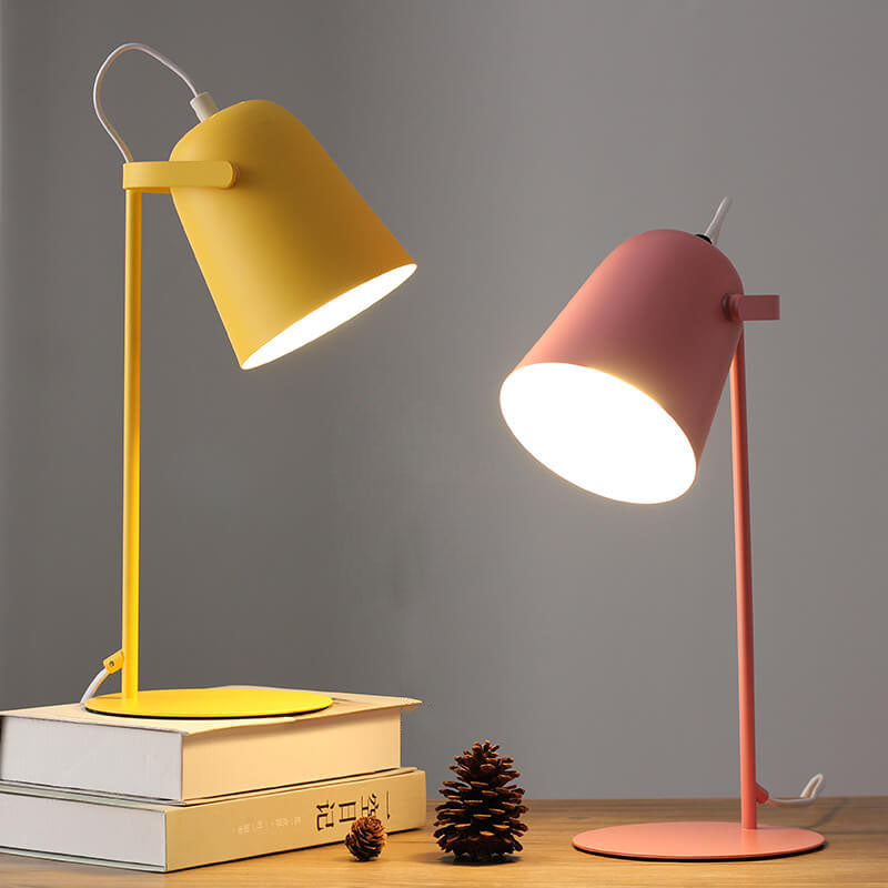 Nordic Metal LED Desk Lamp – Minimalist Eye-Friendly Reading & Study Light for Home Office and Bedroom