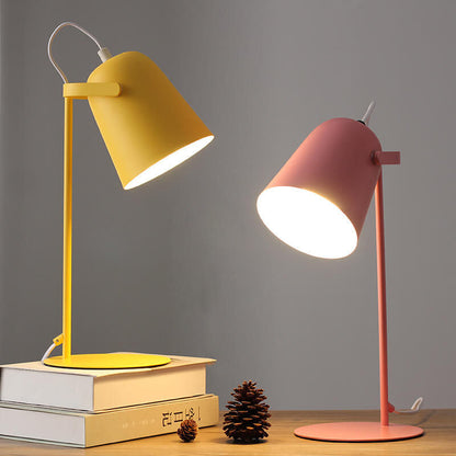 Nordic Metal LED Desk Lamp – Minimalist Eye-Friendly Reading & Study Light for Home Office and Bedroom
