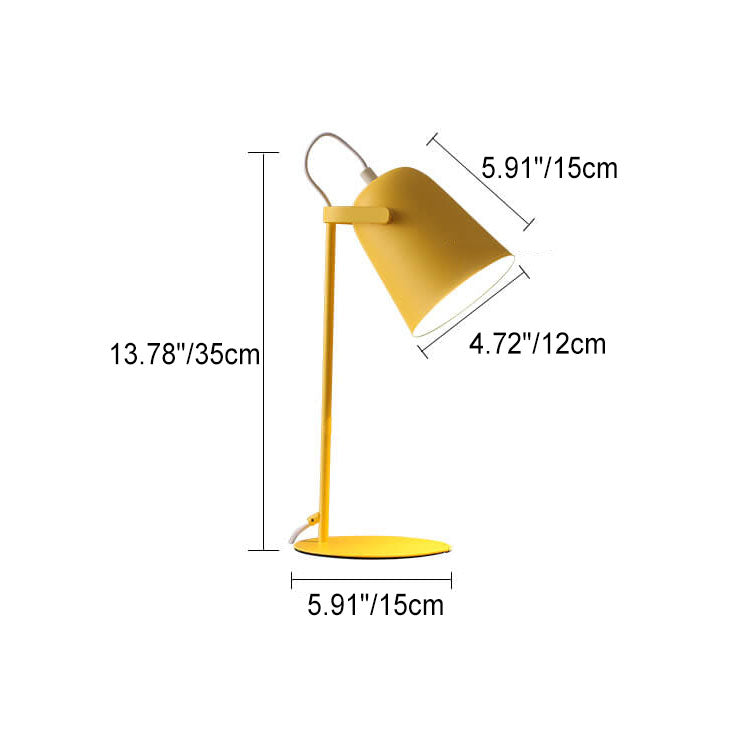 Nordic Metal LED Desk Lamp – Minimalist Eye-Friendly Reading & Study Light for Home Office and Bedroom