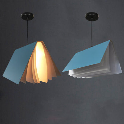 Floating Book Pendant Light – Modern Creative Book-Shaped Ceiling Lamp for Reading Nook, Bedroom, Cafe & Study