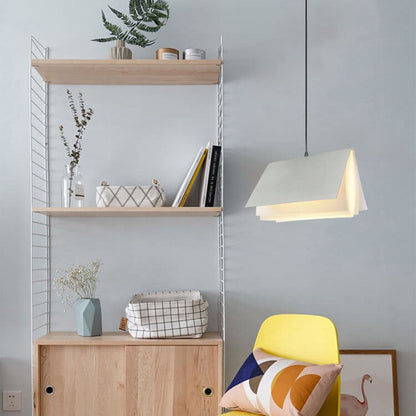 Floating Book Pendant Light – Modern Creative Book-Shaped Ceiling Lamp for Reading Nook, Bedroom, Cafe & Study