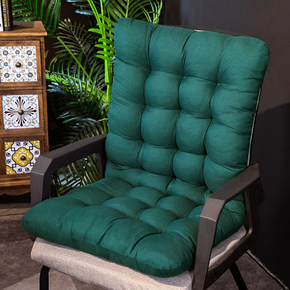 Outdoor Chair Cushion – Thick Tufted Polyester Seat & Back Pad for Patio, Garden, Dining & Rocking Chairs, 6 Colors