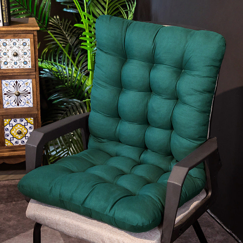 Outdoor Chair Cushion – Thick Tufted Polyester Seat & Back Pad for Patio, Garden, Dining & Rocking Chairs, 6 Colors