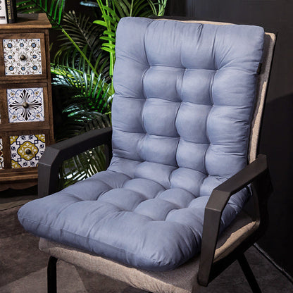 Outdoor Chair Cushion – Thick Tufted Polyester Seat & Back Pad for Patio, Garden, Dining & Rocking Chairs, 6 Colors