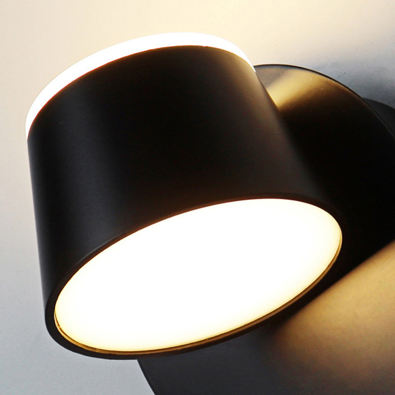 BrightGlow Rotatable LED Wall Lamp – Adjustable Modern Wall Sconce for Bedside Reading, Hallway & Study, Warm or Cool White
