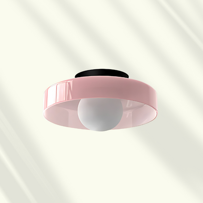 Veyro Modern LED Flush Mount Ceiling Light – Adjustable Brightness Energy-Efficient Lamp in 6 Colors for Bedroom & Kids Room