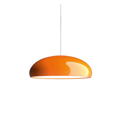 Horus Modern Aluminum LED Pendant Light – Italian-Inspired Curved Dome Hanging Lamp, 35 to 60 cm for Dining & Living Room