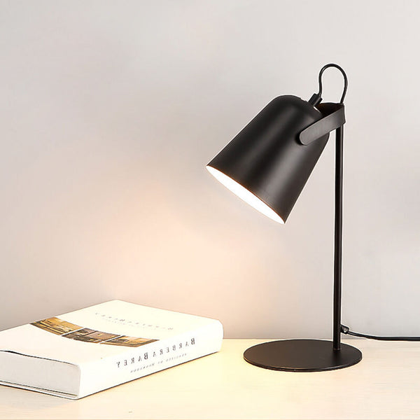 Nordic Metal LED Desk Lamp – Minimalist Eye-Friendly Reading & Study Light for Home Office and Bedroom