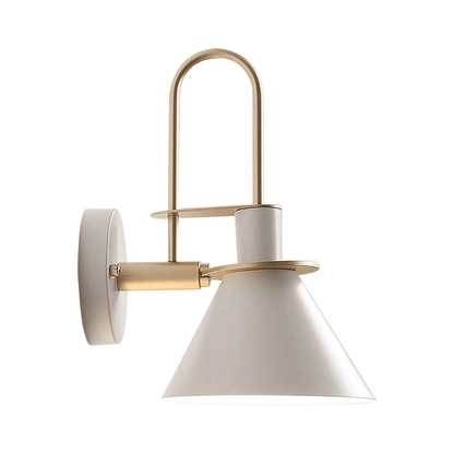 Mono Postmodern Metal Wall Lamp – Minimalist Geometric Iron Wall Sconce in Black, White or Green for Bedroom & Hallway