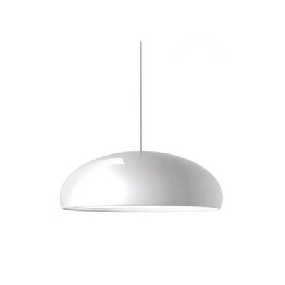 Horus Modern Aluminum LED Pendant Light – Italian-Inspired Curved Dome Hanging Lamp, 35 to 60 cm for Dining & Living Room