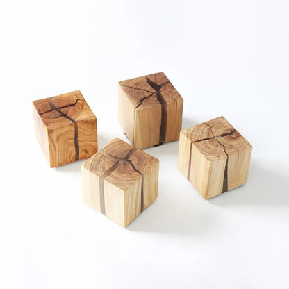 WoodAura Hand-Carved Solid Wood & Resin LED Wall Light – One-of-a-Kind Artistic Wall Lamp or Table Lamp, Plug-In Option
