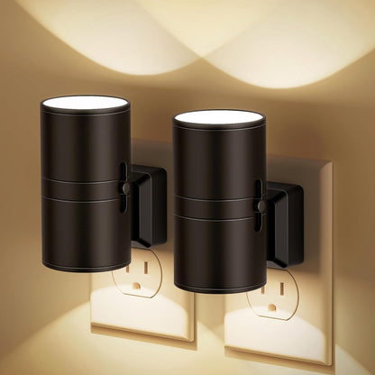 NightNova Smart Plug-In LED Night Light – Automatic Dusk-to-Dawn Sensor, Dimmable Energy-Saving Lamp for Hallway & Nursery