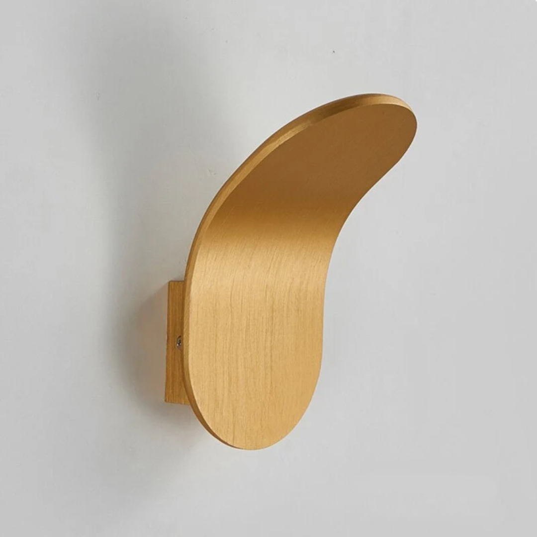 Modern Nordic LED Wall Lamp – Minimalist Curved Wall Sconce, Warm or Cool White Light for Bedroom & Hallway