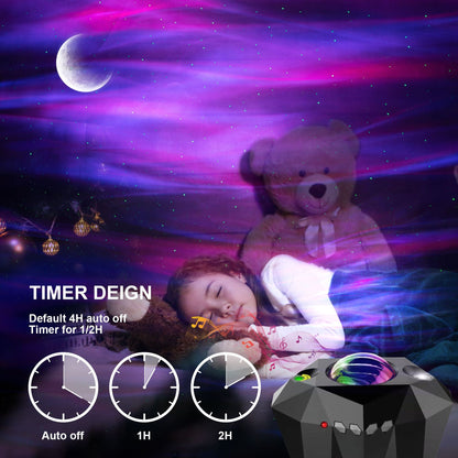 Ocean Wave Star Projector Lamp – view 2