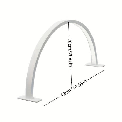 Crescent Moon LED Desk Lamp – Adjustable Eye-Care USB Metal Reading Light with Dimmable Color Temperature for Home Office