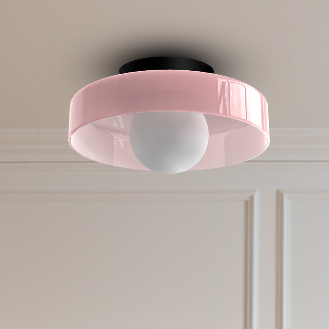 Veyro Modern LED Flush Mount Ceiling Light – Adjustable Brightness Energy-Efficient Lamp in 6 Colors for Bedroom & Kids Room