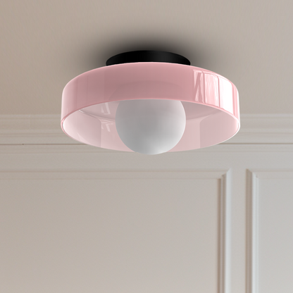 Veyro Modern LED Flush Mount Ceiling Light – Adjustable Brightness Energy-Efficient Lamp in 6 Colors for Bedroom & Kids Room