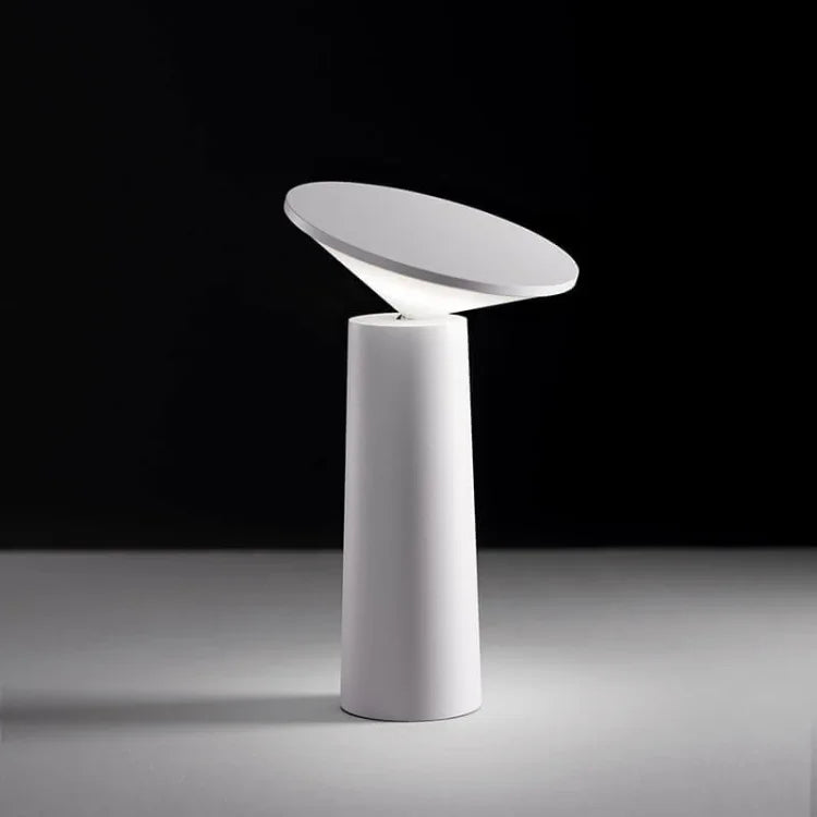 Aurora Cone Dimmable Table Lamp – Modern Designer Desk Lamp with 360° Rotating Tilting Shade for Bedroom & Home Office