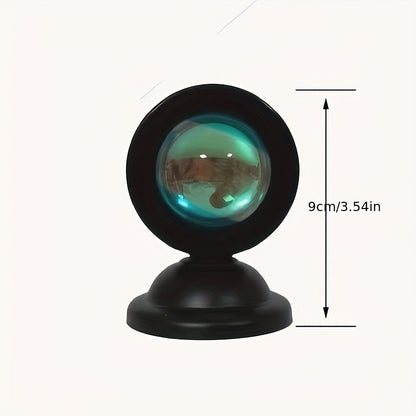 Sunset Projection Lamp – USB Rotating Golden Hour Ambient Light for Bedroom, Photography, TikTok & Living Room Decor