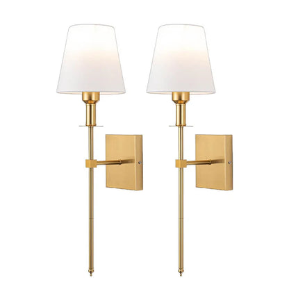 Rechargeable Wireless Wall Lights 2-Pack – Cordless No-Wiring Wall Sconces with 3 Light Colors, Rental-Friendly Easy Install