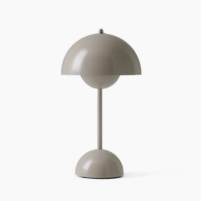 Mushroom Pod Rechargeable LED Table Lamp – Cordless Touch-Control Night Light in 8 Colors for Bedroom, Dining & Cafe