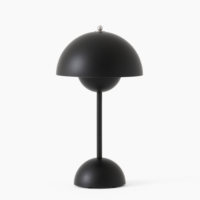 Mushroom Pod Rechargeable LED Table Lamp – Cordless Touch-Control Night Light in 8 Colors for Bedroom, Dining & Cafe