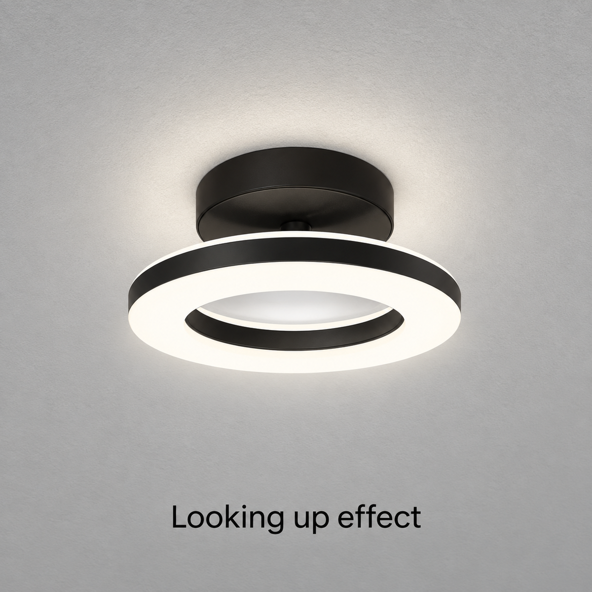 Modern Acrylic Round LED Ceiling Light – Compact Flush Mount for Hallway & Entryway, Black or Gold, Warm or Cool White