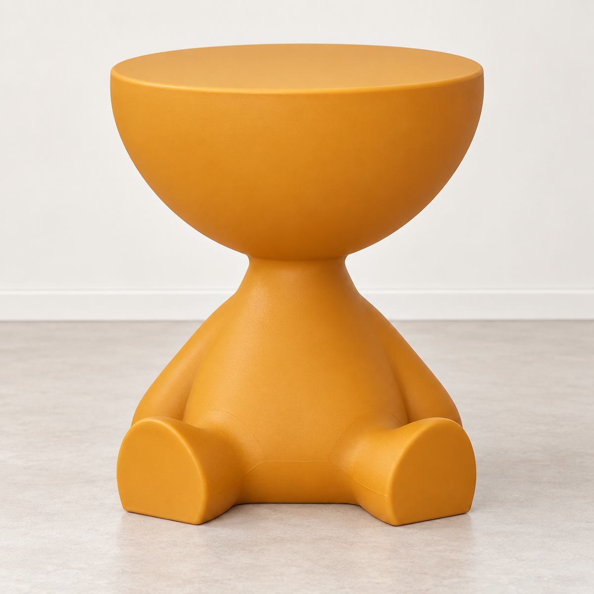 Cartoon Bear Side Table with Hidden Storage – Cute Modern Bear-Shaped End Table for Living Room, Bedroom & Kids Room
