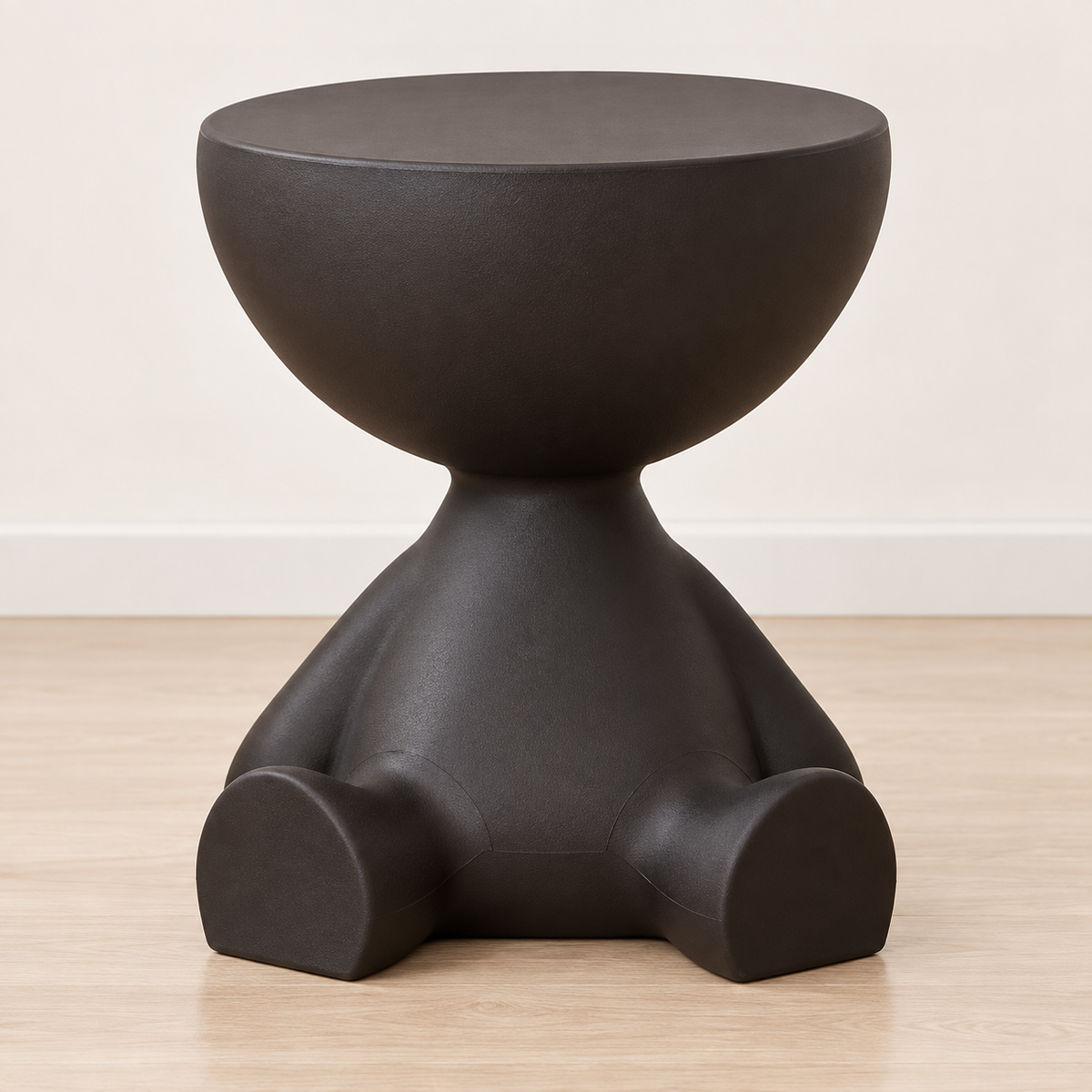 Cartoon Bear Side Table with Hidden Storage – Cute Modern Bear-Shaped End Table for Living Room, Bedroom & Kids Room