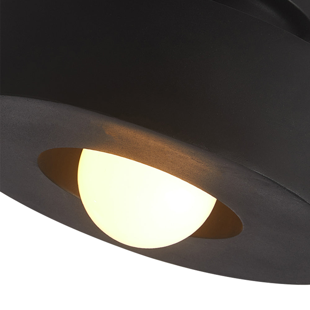 CeraCyl Nordic Cylinder Ceiling Light – Modern Geometric Matte Downlight in Green, Red or Black, 30 x 15 cm
