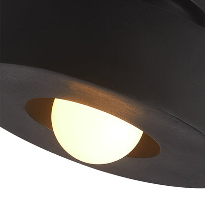 CeraCyl Nordic Cylinder Ceiling Light – Modern Geometric Matte Downlight in Green, Red or Black, 30 x 15 cm