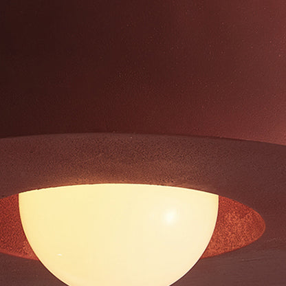 CeraCyl Nordic Cylinder Ceiling Light – Modern Geometric Matte Downlight in Green, Red or Black, 30 x 15 cm