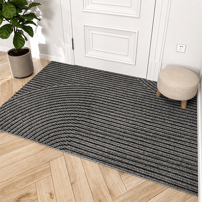 Non-Slip Front Door Mat – Durable Dirt Trapping Entrance Rug, Indoor Outdoor Welcome Mat for Entryway