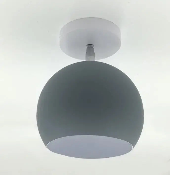 Nordic Macaron Mini Ceiling Light – Modern Round Aluminum Pastel Pendant Lamp, 15 cm for Bedroom, Hallway & Kids Room