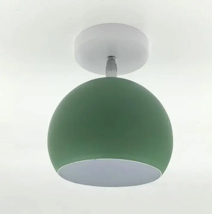 Nordic Macaron Mini Ceiling Light – Modern Round Aluminum Pastel Pendant Lamp, 15 cm for Bedroom, Hallway & Kids Room