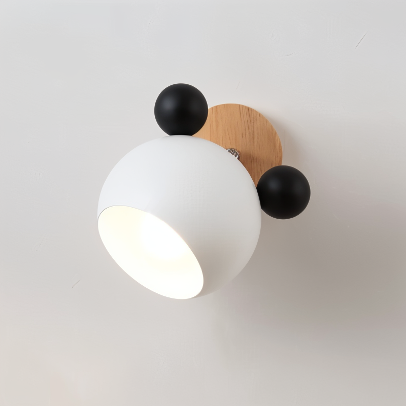 FlashMouse Playful Wall Lamp – Cute Mouse-Inspired Adjustable Wall Sconce for Kids Room, Bedroom & Hallway in 6 Colors