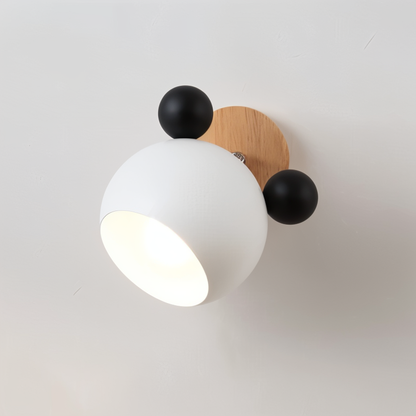 FlashMouse Playful Wall Lamp – Cute Mouse-Inspired Adjustable Wall Sconce for Kids Room, Bedroom & Hallway in 6 Colors