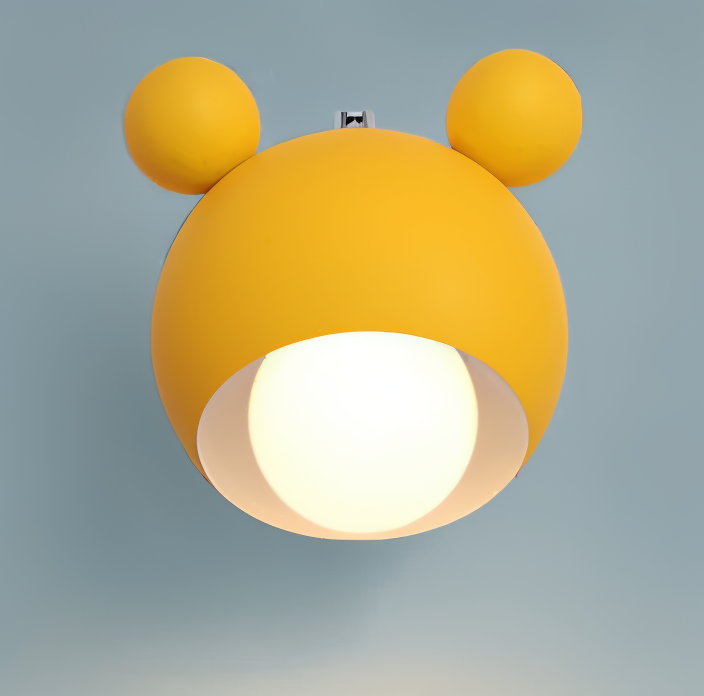 FlashMouse Playful Wall Lamp – Cute Mouse-Inspired Adjustable Wall Sconce for Kids Room, Bedroom & Hallway in 6 Colors