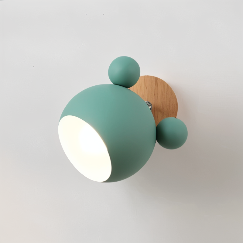 FlashMouse Playful Wall Lamp – Cute Mouse-Inspired Adjustable Wall Sconce for Kids Room, Bedroom & Hallway in 6 Colors
