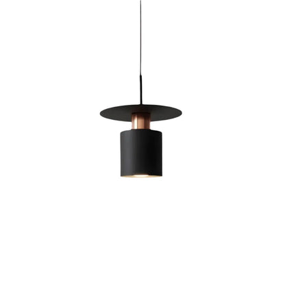JET Modern Minimalist Pendant Light – Cylinder & Floating Disc Matte Metal Hanging Lamp for Kitchen Island, Dining & Bedroom