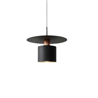 JET Modern Minimalist Pendant Light – Cylinder & Floating Disc Matte Metal Hanging Lamp for Kitchen Island, Dining & Bedroom