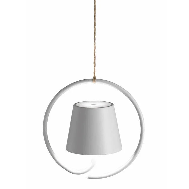 LumiLoop Rechargeable Cordless Pendant Light – IP54 Indoor Outdoor Touch-Dimmable Hanging Lamp for Patio, Balcony & Dining