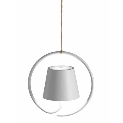 LumiLoop Rechargeable Cordless Pendant Light – IP54 Indoor Outdoor Touch-Dimmable Hanging Lamp for Patio, Balcony & Dining
