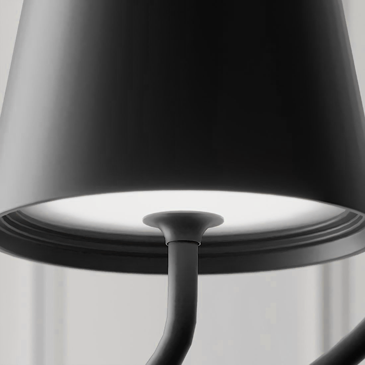 LumiLoop Rechargeable Cordless Pendant Light – IP54 Indoor Outdoor Touch-Dimmable Hanging Lamp for Patio, Balcony & Dining