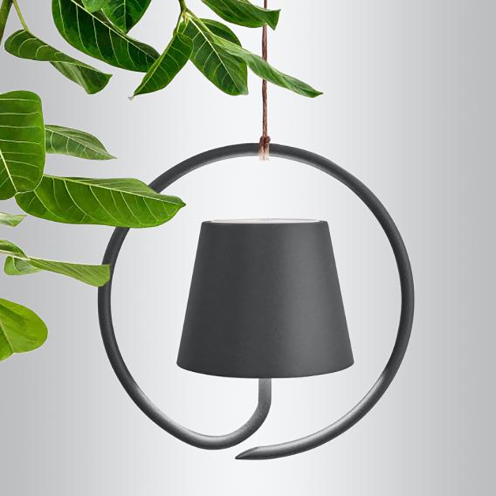 LumiLoop Rechargeable Cordless Pendant Light – IP54 Indoor Outdoor Touch-Dimmable Hanging Lamp for Patio, Balcony & Dining