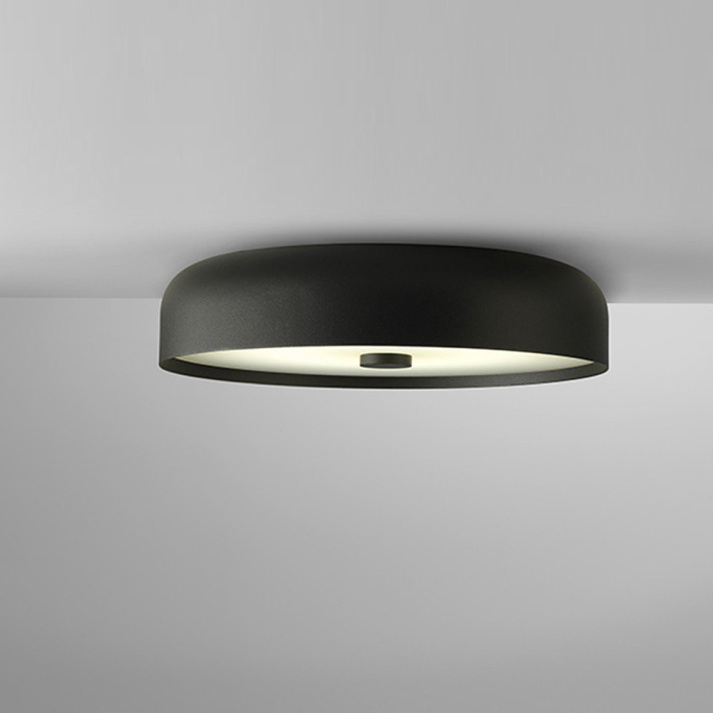 Nordic Retro LED Ceiling Light – Minimalist Flush Mount Fixture with 3-Color Switch, Modern Lamp for Bedroom & Living Room