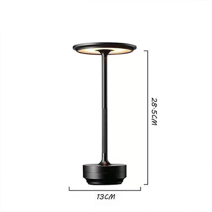 Rechargeable Cordless LED Table Lamp – Touch-Control Dimmable Mushroom Desk Light with USB Charging for Bedroom & Dining