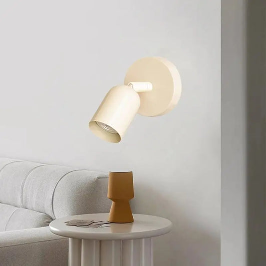 NordicLuxe Macaron LED Wall Light – Modern Minimalist Aluminum Wall Sconce, Warm or Cool White, Bedroom & Hallway Lamp